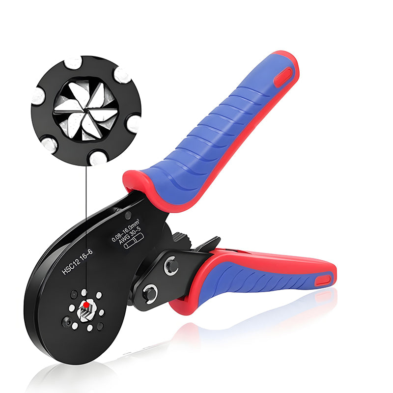 AWG 28-5 Hex Crimping Pliers for Cable Conduits