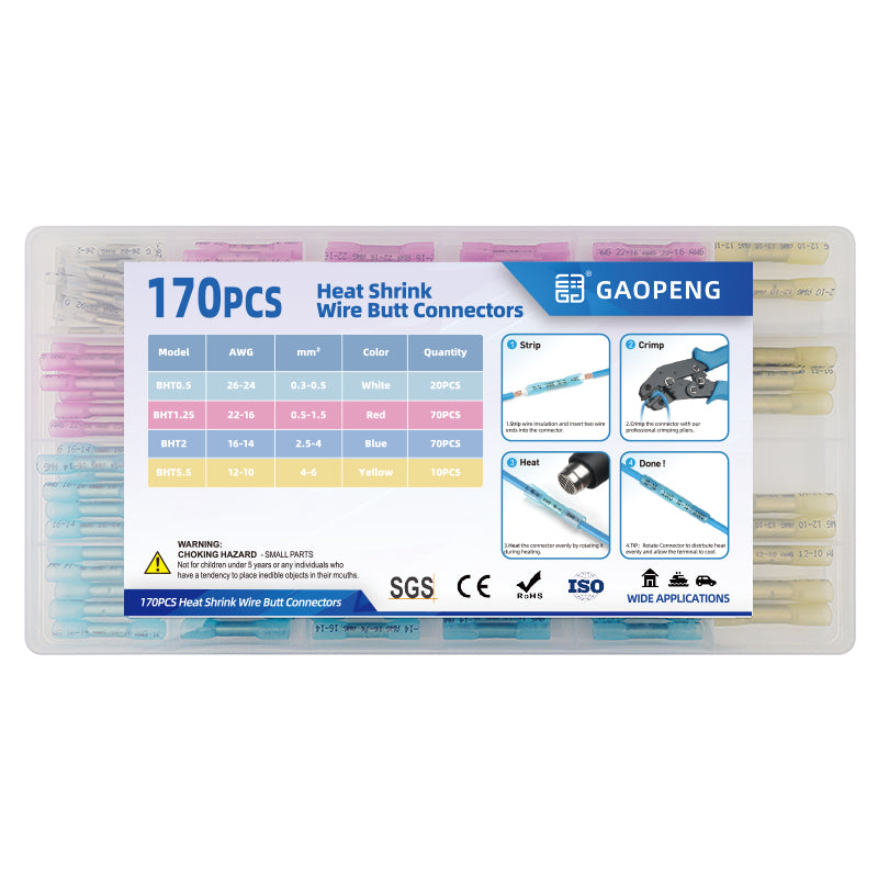 Heat shrink connector tube connector