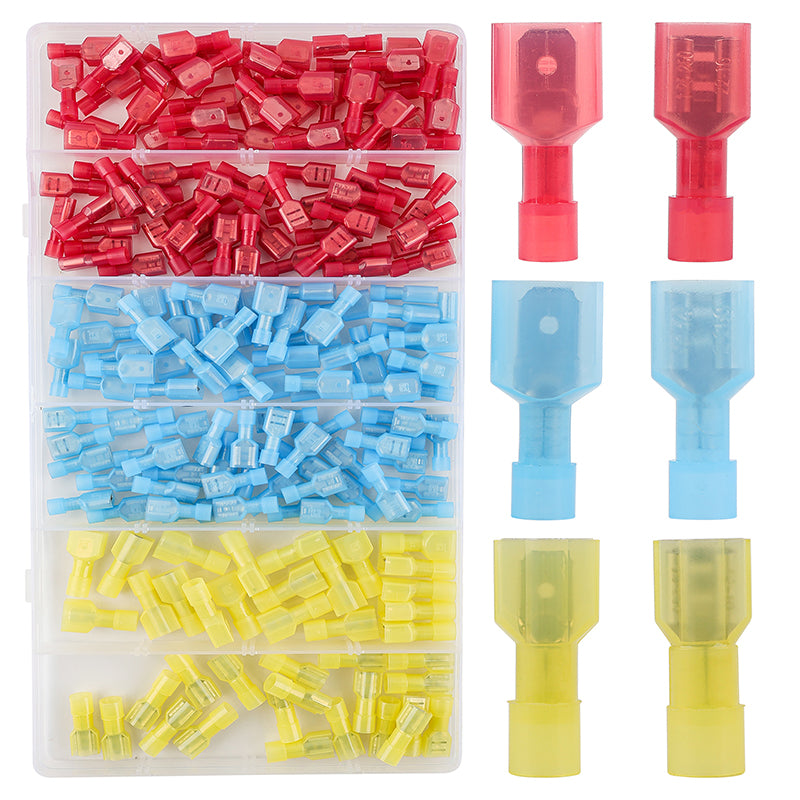 200 Nylon shovel-type male and female terminals